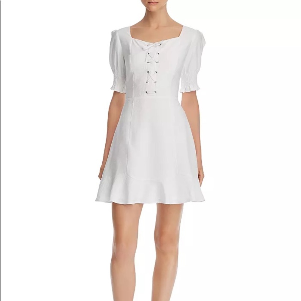 Lost + Wander Mini White Dress